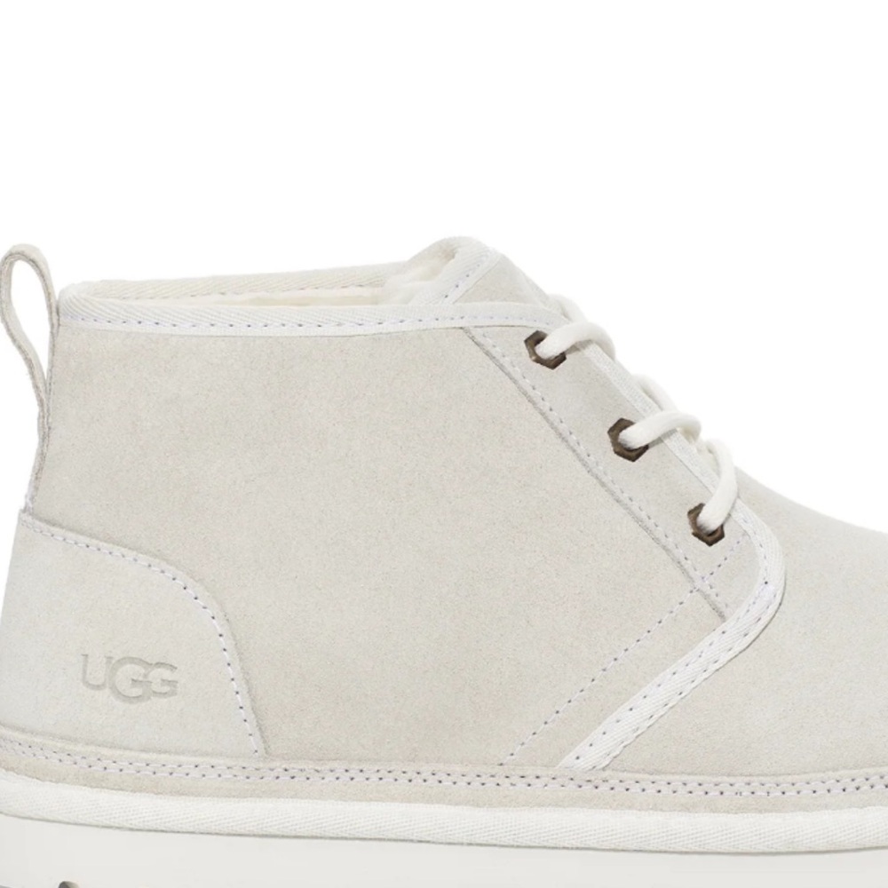 New men’s uggs white size 9 never worn great gift this holiday!